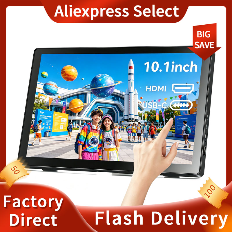 Gaming Console Images - Piccolo monitor touchscreen da 10,1 pollici
