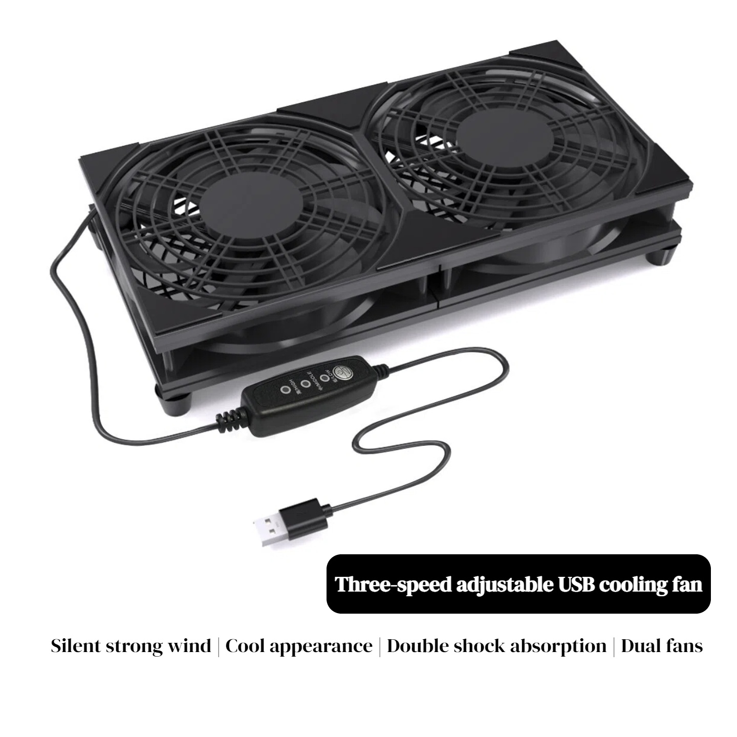 Gaming Console With Controller - Ventola di Raffreddamento USB Doppia con