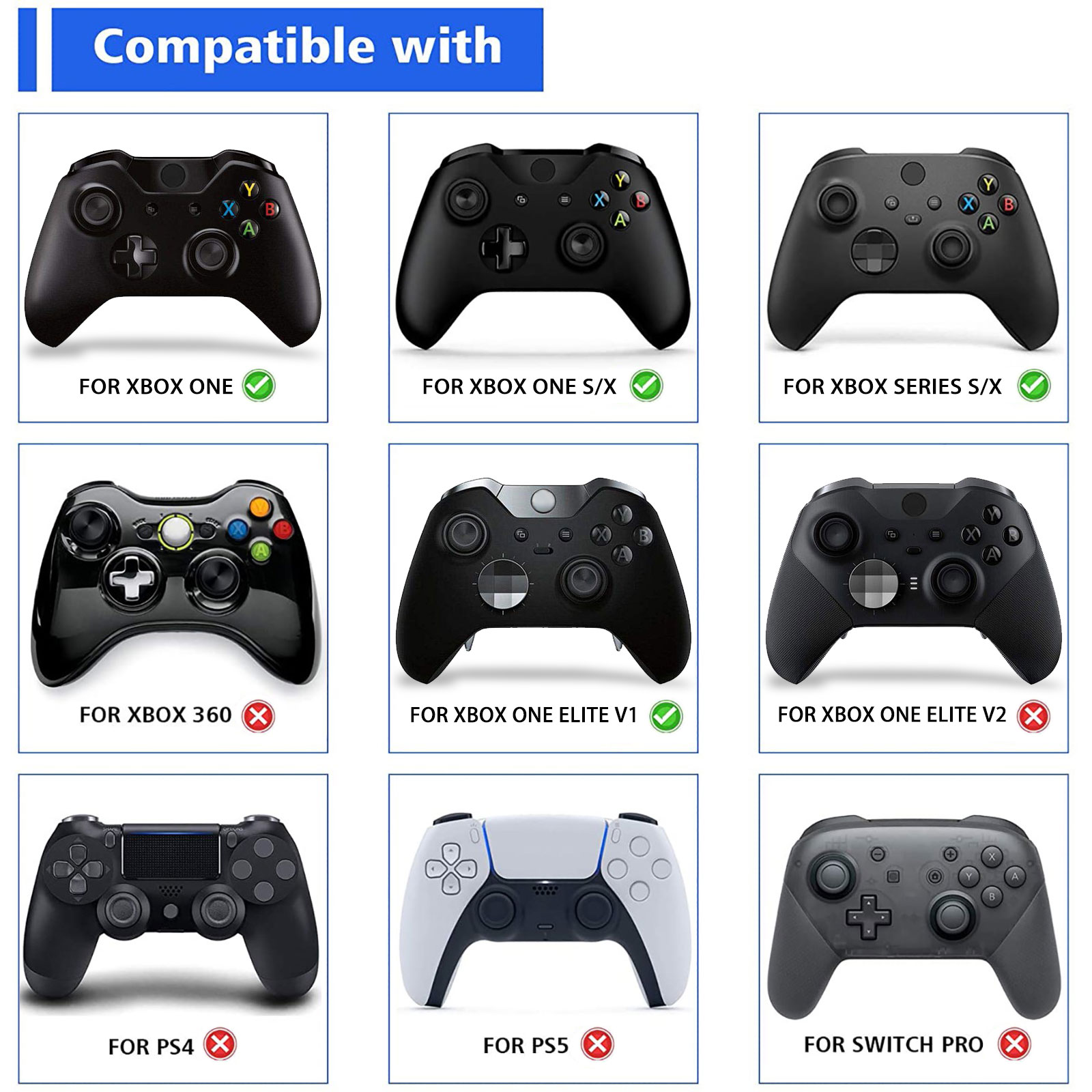 eXtremeRate Thumbsticks in met - Xbox Elite Controller recensione e prezzo