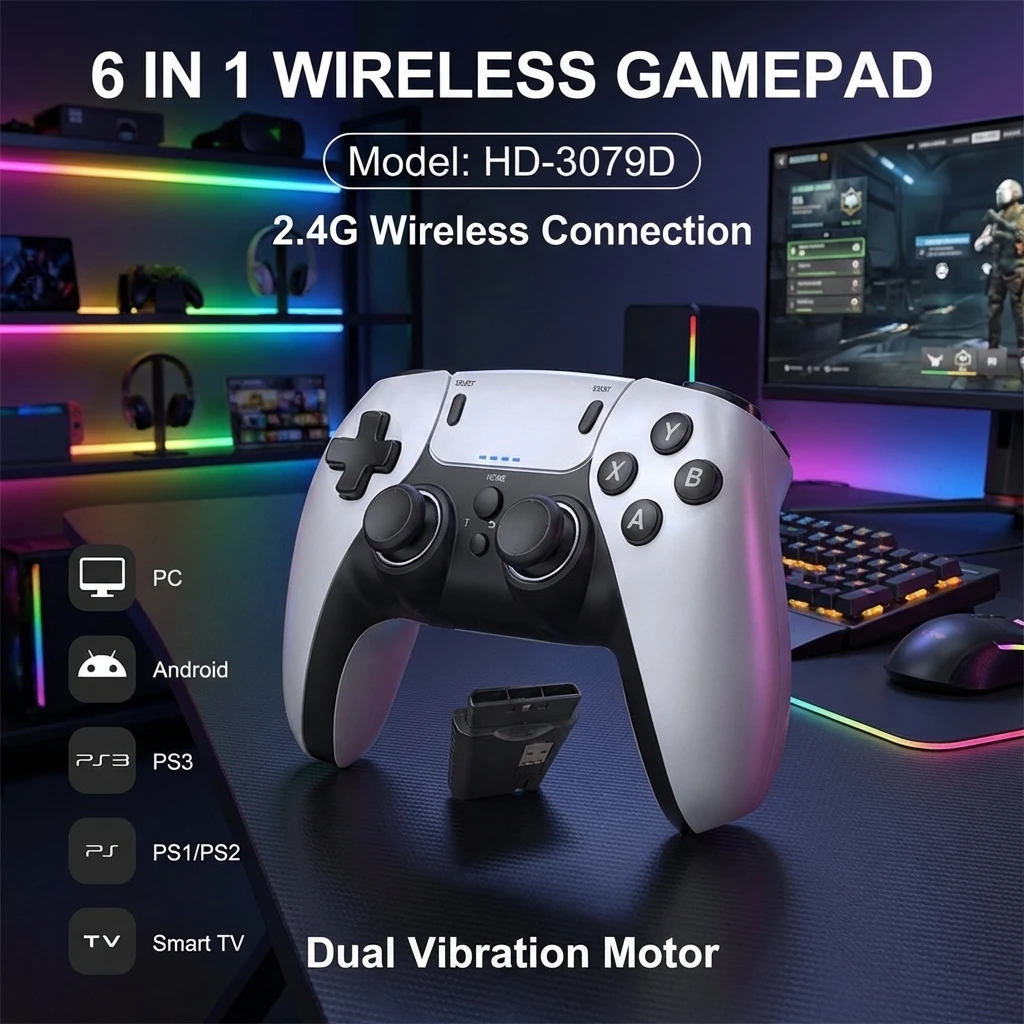 Gamepad 6-in-1 con Doppia Vibr - Gaming Console For Android Tv recensione e prezzo